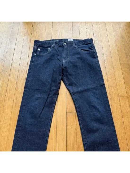 AG Adriano Goldschmied Size 36R Dark Blue Wash The Nomad Modern Slim Denim Jeans - Picture 3 of 15